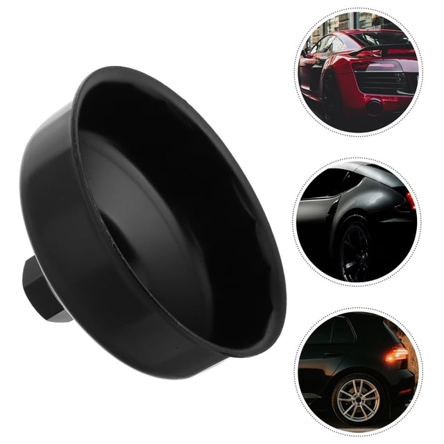 Luxshiny Compact Black Heavy Duty Oil Filter Wrench for Automotive Oil Filter Box Removal