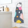 thumbnail image 5 of Polka Dots Hand Towel Cotton Bath Towel Large Face Towels Absorbent for Bathroom Home Hotel, 5 of 7