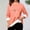 22#Pink, variant on Womens Base Layer Shirts Autumn Winter Floral Print Round Neck Long Sleeve Thickened Fleece Teddy Shearling Warm Fitted Thermal Tops for Daily Cold Weather Wear