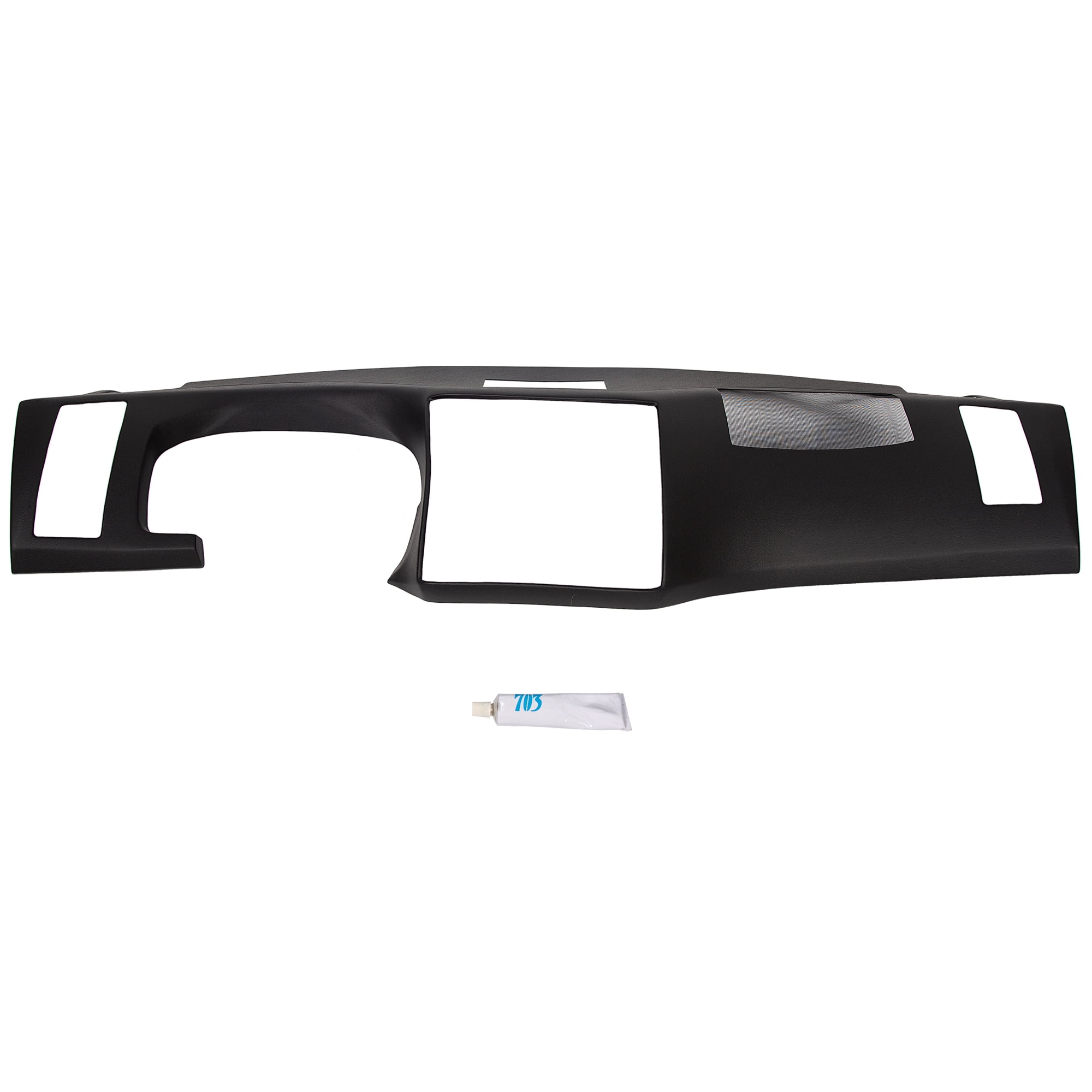 Kojem Dash Cap Overlay Replacement Compatible with 2006-2008 Infinity Fx35 W/Glue Black Dash Cover