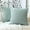 Mint Green, variant on 2PCS Soft Throw Pillow Covers 18x18inch, Decorative Corduroy Pillow Covers for Sofa Couch Bed,Square Solid Striped Cushion Case
