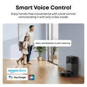 Eufy Robot Vacuum Omni C20, Vacuum and Mop Combo, 7,000 Pa Suction, Ultra-Slim 3.35-Inch, Self-Emptying All-in-One Station