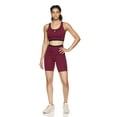 thumbnail image 4 of Reebok Women's Flex High Rise Compression Shorts with Pockets, Sizes XS-XXXL, 4 of 4