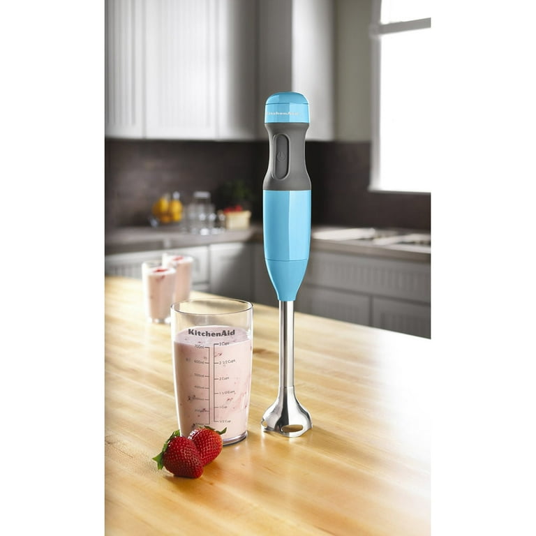 KitchenAid KHB1231 2-Speed Hand Blender - Turquoise/Blue