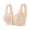 Beige, variant on Women Breathable Top Bra Underwear Without Steel Ring Gathering And Casual Adjusting Bra 2 Cup Push up Bra Womens Sports Bra Padded Sports Bra Seamless Sports Bra Women's Push up Bra Tan Sports Bra