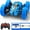 Blue 16.3*15.8*7.5, variant on Double Sided Stunt Flipping Car Rolling 360 Degree Rotating Car Wireless With Lighting Remote Control Car