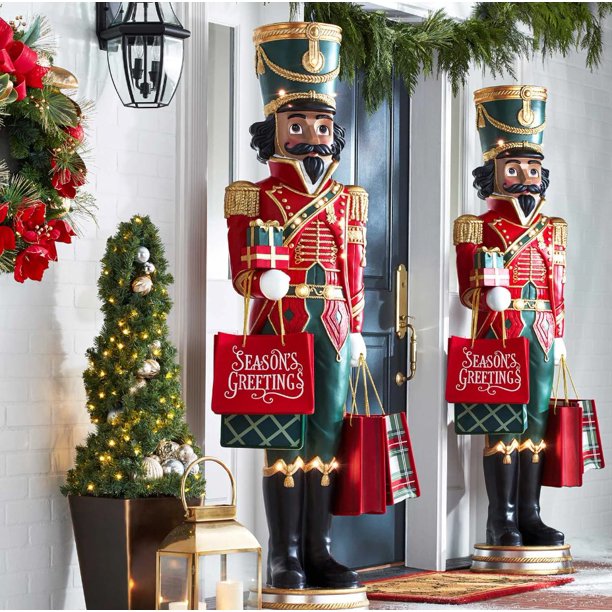 6’ Multicultural Nutcracker with LED Lights & Music