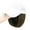 White hat cold brown, variant on Fashion Wigs Hair Baseball Hat Breathable Decorative Wigs Hat for Fast Hairstyle