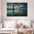 thumbnail image 2 of Elephant Stock Point Of Ayr Lighthouse Wall Art - Horizontal Canvas Wall Art - Living Room Wall Decor - Nautical Canvas - Gray And Blue Decor - 48" x 32", 2 of 8