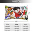 thumbnail image 3 of Anime Dragon Ball Z 16 Funda de almohada con bonito personaje de Dibujos animados para decorar la sala de estar, el sofá y el dormitorio, 35 x 50 cm, 3 of 5