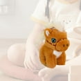 thumbnail image 6 of Almencla Plush Horse Keychain Stuffed Animals Realistic Cute Birthday Decoration Christmas Gift Pendant Key Ring Plush Animals Keychain , Dark Brown, 6 of 8