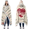 thumbnail image 4 of Inspirational Gifts for Women - Christmas, Valentines Day, Mothers Day, Teacher''s Day, Birthday Gifts, Friend Gifts for Women, Mom, Wife Gift Ideas - Hooded Blankets 47x72 in, 4 of 6