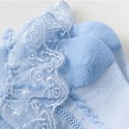 thumbnail image 4 of Toddler Baby Girls Ruffle Lace Ankle Cotton Dress Breathable Ankle Socks, 4 of 7