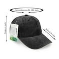 thumbnail image 2 of Baseball Cap, Washed Cotton Adjustable Sport Outdoor Sun Cap Unisex Hip hop Casual Hat Snapback Cap, 2 of 6