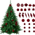 thumbnail image 5 of Texwix Flexcamo 28Pcs Velvet Christmas Tree Ornaments Set,Christmas Ornaments Set,for Xmas Tree Holiday Party Decoration, 5 of 14