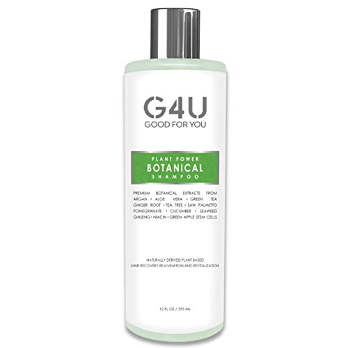 G4U Botanical Shampoo for Hair Loss, Hair Growth and Thinning Hair. Sulfate  Free, Plant Based, Natural, Gentle and Mild with DHT Blockers For Men and  Women, All Hair Types, Colored Hair. 12