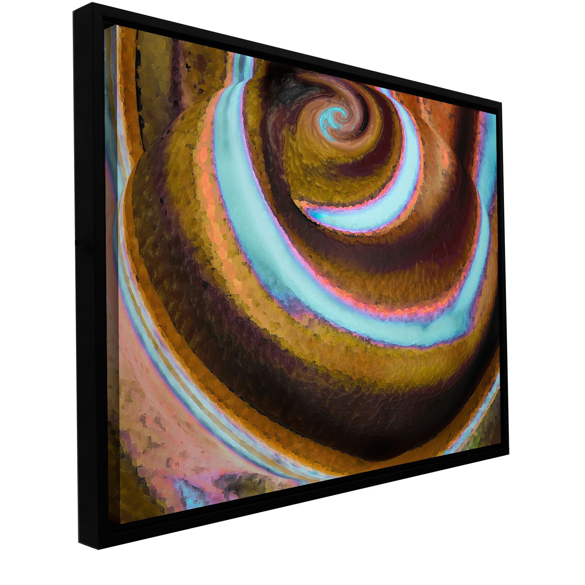 ArtWall Dean Uhlinger "Top Down" Floater Framed Gallery-Wrapped Canvas