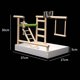 thumbnail image 3 of Columpio colgante Zulema percha de madera Juguetes Bird Play Stand Ejercicio gimnasio 37x27x30cm puesto de juego de pájaros, 3 of 3
