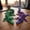 Green/Purple, variant on 3D Printed Alligator Model - Poseable Crocodile Figurine