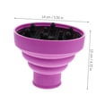 thumbnail image 2 of Difusor de silicona para secador de pelo, diseño universal resistente al calor para peinar y mejorar el flujo de aire., 2 of 5