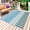 Blue, variant on Colorful Stripe Outdoor Rug 4x6 Ft - Reversible Patio Rug Outdoor Camping Rugs, Modern Pink Purple Blue Vertical Striped Indoor Outdoor Area Rugs, Non-Slip Outdoor Carpet Runner for Deck/Porch