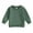 Green, variant on Toddler Baby Boys Sweatshirts 6 12 18 24M 3T Long Sleeve Crewneck Solid Color Pullover Fall Tops