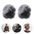 thumbnail image 4 of KAKOWELY 2Pcs Practical Microphone Windproof Cover Clip-on Microphone Protective Cover,1.97"X1.97"X1.97", 4 of 5