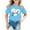 C-Blue, variant on 2025 Girls Tops, Tees & Shirts Kid Cute Graphic Shirts Print Round Neck Short Shirts for 12-14 Sleeve Tee Summer Casual athletic Wear T Shirt Tops girls summer shirts toddler clothes for girls