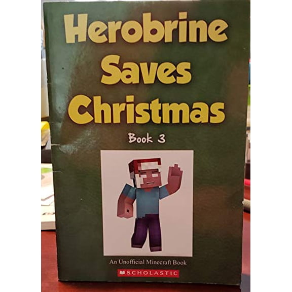Pre-Owned Zack Zombie Books: Herobrine Saves Christmas, 9781338132274, 133813227X, Paperback,