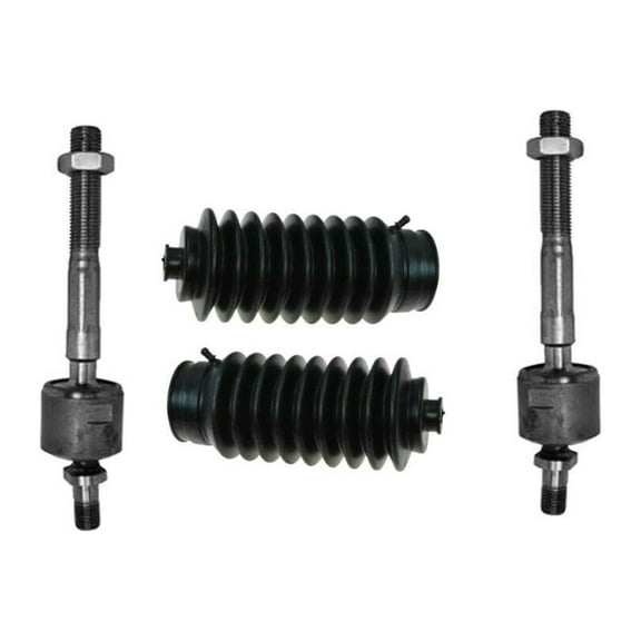 2 Inner Tie Rod   2 Rack & Pinion Bellow Boots Steering Set Left Right Side Fits select: 1994-1997 HONDA ACCORD, 1997-1998 ACURA 3.0CL