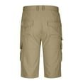 thumbnail image 3 of Cargo Shorts For Men Qiggri Men's Outdoor Casual Pants Multi Bag Work Pants Shorts Solid Color Shorts, 3 of 7