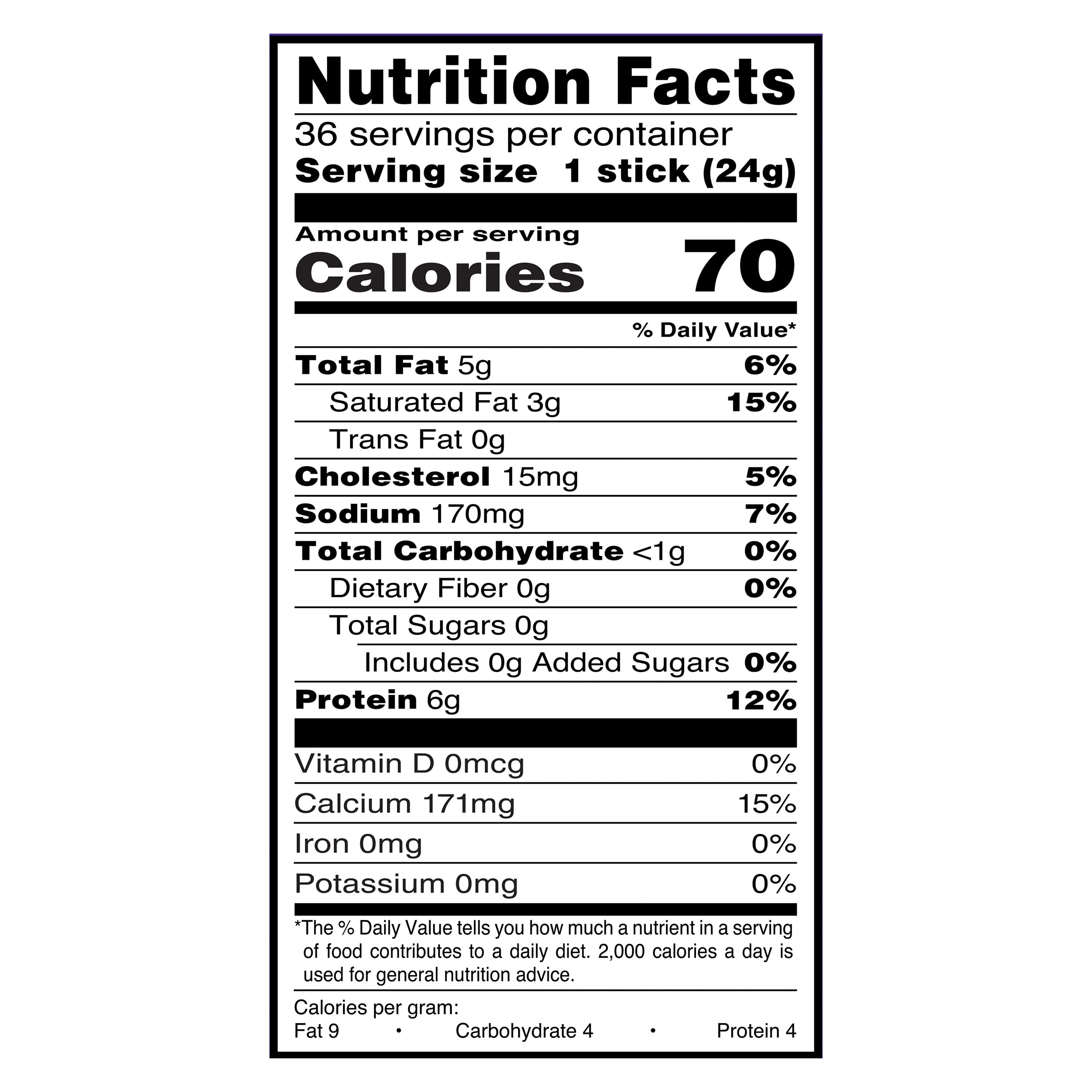 Great Value Low-Moisture Part-Skim Mozzarella Twist String Cheese, 30 oz Bag, 36 Sticks