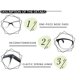 thumbnail image 4 of Gafas de lectura OLOMEE para mujer y mujer con aumento de 0,75, paquete de 4, 4 of 7