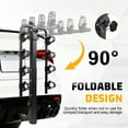 thumbnail image 5 of golytefs 4-Bike Hitch Mount Rack Foldable Bicycle Car Rack for Cars Trucks Suvs Minivans, 5 of 9