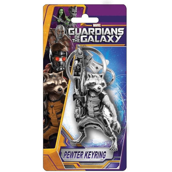 Llavero de Peltre – Rocket Raccoon (Marvel Guardians of the Galaxy)