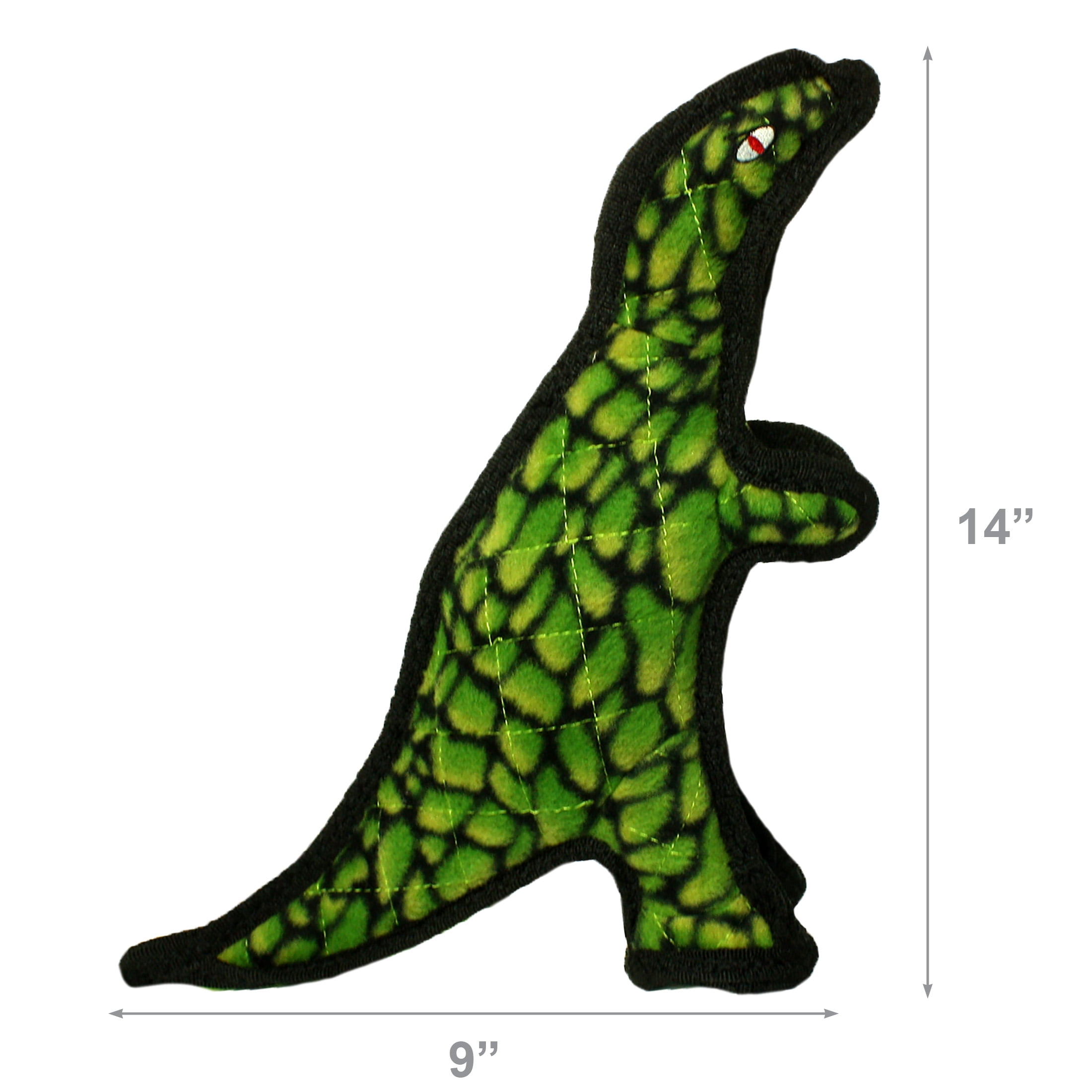 Tuffy Jr Dinosaur T-Rex Durable Plush Dog Toy