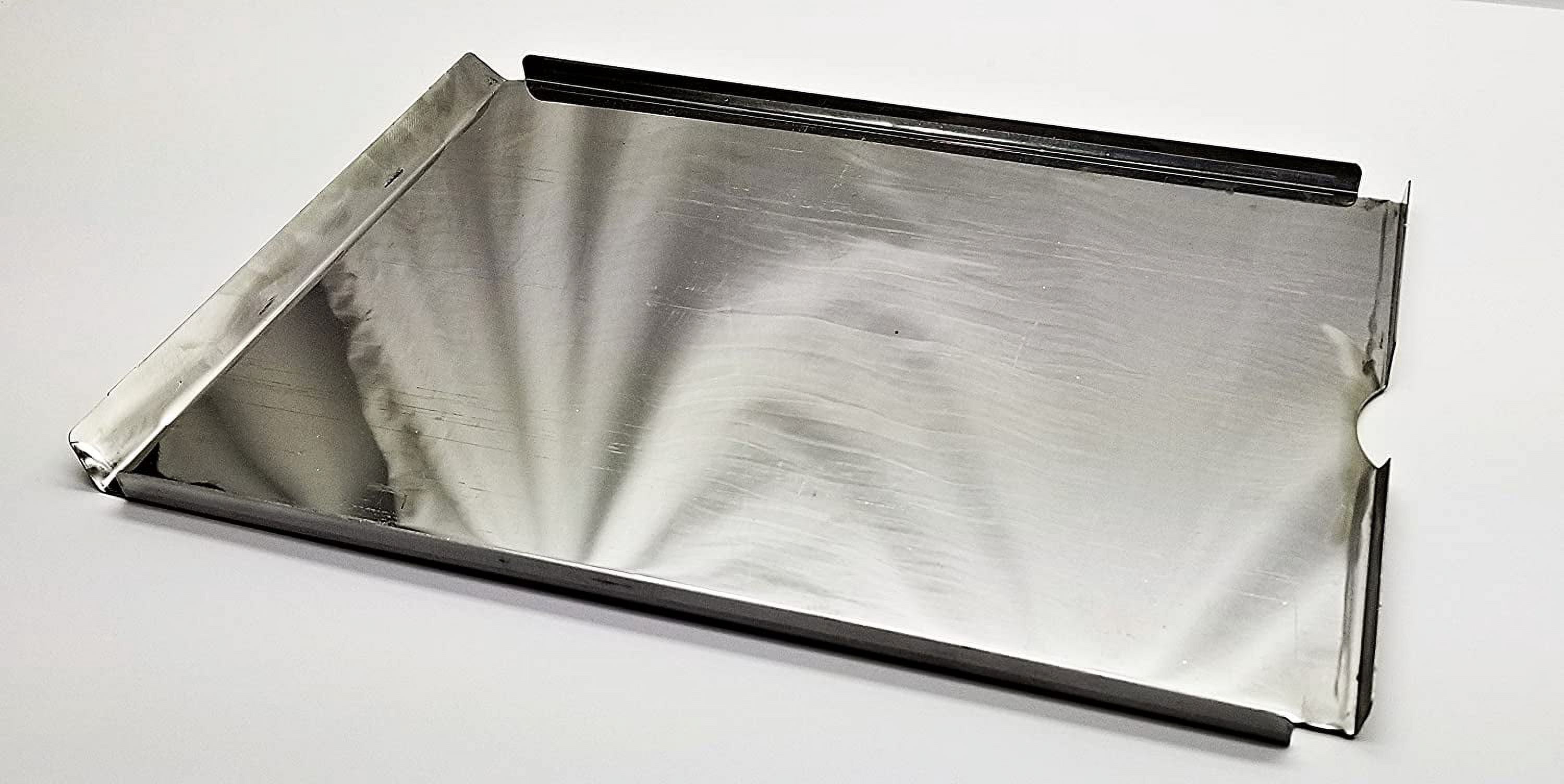 Davy Crockett Single Piece Grease Tray, Stainless Steel