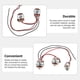 thumbnail image 3 of Durable Bass Wiring Circuit 1Set Multi Metal Reliable Guitar Circuit for Bass Durable, 3 of 3