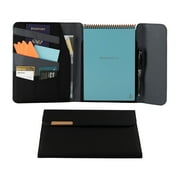 Rocketbook Flip Capsule Folio Cover for Rocketbook Flip Notepads - Black - Executive Size (6” x 8.8”) - 100% Recyclable Cover with Pen Holder, Magnetic Clasp & Inner Storage Space