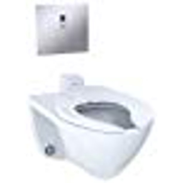 TOTO Elongated 1.0 Gpf WallMounted Flushometer Toilet Bowl with Back