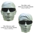 thumbnail image 3 of proSPORT BIFOCAL Sunglass Reader Side Shield Sport Wrap Around Men Women 2 pairs, 3 of 5