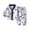 Dark Blue, variant on Splozh Summer Pjs for Girls 1-16 Years Girls' Summer Pajama Set Long Sleeve Tops Pants Air Conditioning Set,Green,18-24 Months