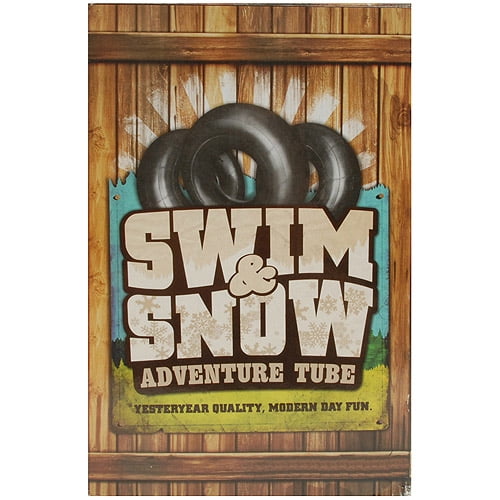 40 Swim & Snow Adventure Tube Multi-Colored by Trans American Rubber