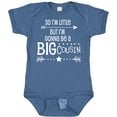 thumbnail image 3 of Inktastic So I'm Little, but I'm Gonna Be a Big Cousin Boys or Girls Baby Bodysuit, 3 of 5