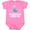 Raspberry, variant on Inktastic My Godmother Loves Me Boys or Girls Baby Bodysuit