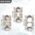 thumbnail image 7 of Yayeee Toggle Light Switch Wall Plate 1-Gang 4.5"x2.7" Home Decorative Outlet Cover, Pink Geometric, 7 of 7