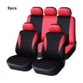 thumbnail image 3 of Wweixi Dustproof Seat Covers For Cars With Washable Protectors Elastic Straps And Hooks For Easy Fitting Red, 3 of 6
