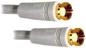 PREMIUM 2m 3m 5m Coax PAL TV Aerial Male Plug to Plug Cable Coaxial RF Lead GOLD 