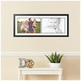 thumbnail image 2 of ArtToFrames Collage Photo Picture Frame with 2 - 11x17 Openings, Framed in Black with Super White and Black Mats (CDM-3926-53), 2 of 8