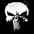 thumbnail image 2 of Men's Marvel Punisher Streaked Skull Symbol  Graphic T-Shirt, 2 of 4